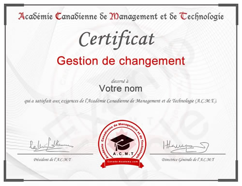 Cours Gratuit En Gestion De Changement En Ligne Et Avec Certificat